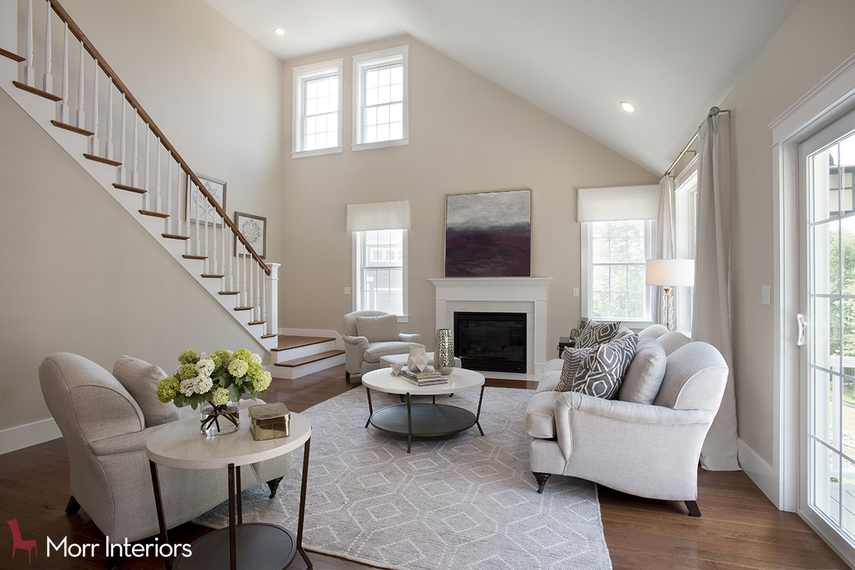 Hidden Trail, Concord, MA Living Room Wide Angle