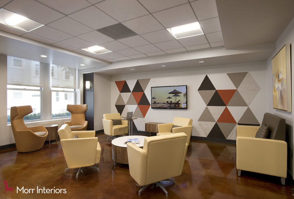 Mezzo Design Lofts Community Room with Acoustic Panels