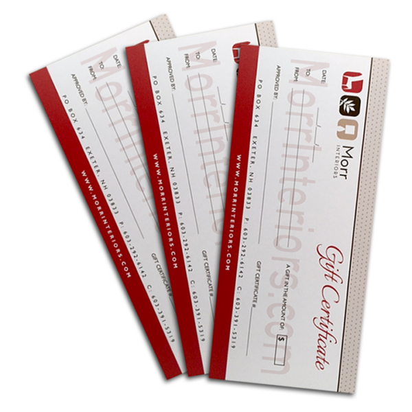 Morr Interiors Gift Certificate